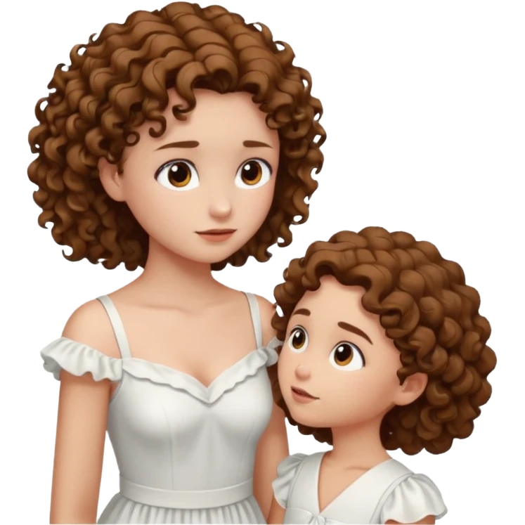 A girl looking down on a man emoji