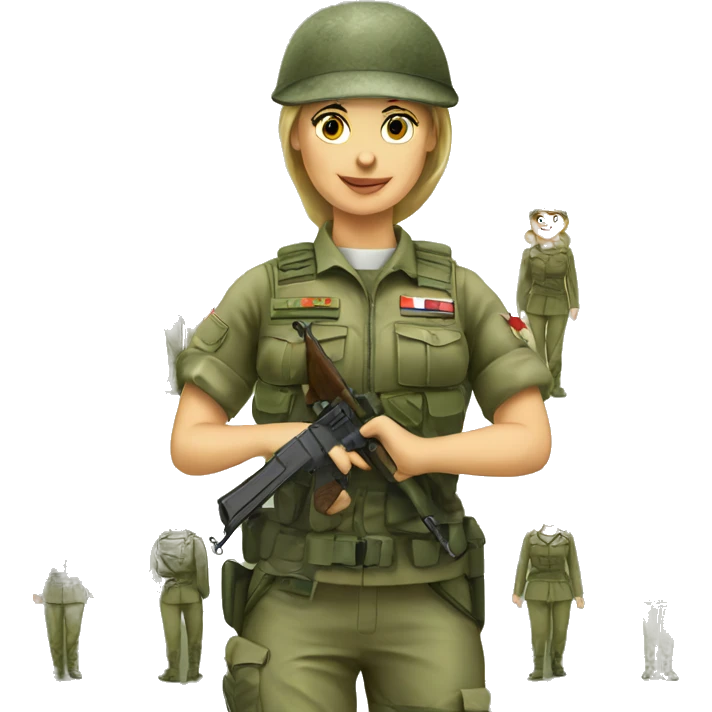 army woman swiss emoji