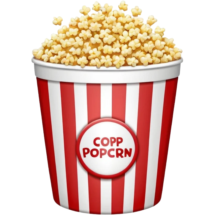 Popcorn bucket emoji