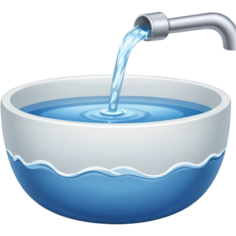 A water bowl emoji