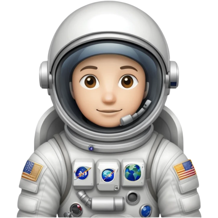 Космонавт в скафандре emoji