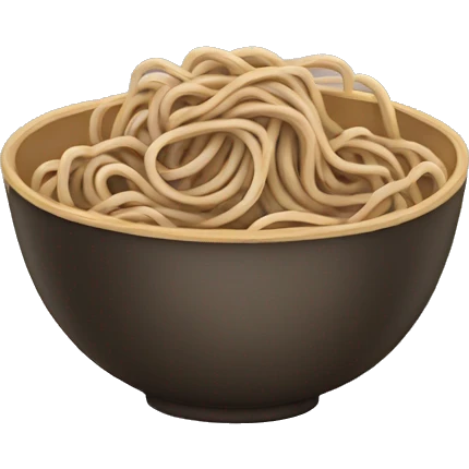 buckwheat soba noodles emoji