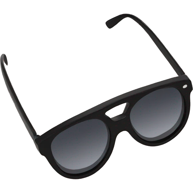 Doy whut sunglasses black and soda emoji