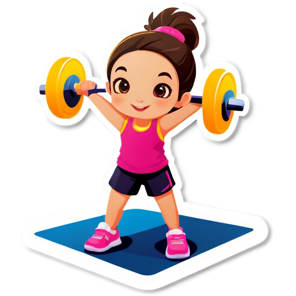 Girl gym  emoji