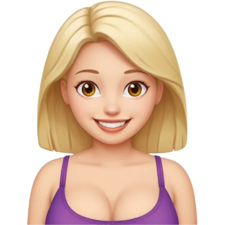 girl with big naked boobs emoji