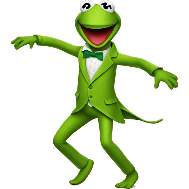 dancing kermit emoji