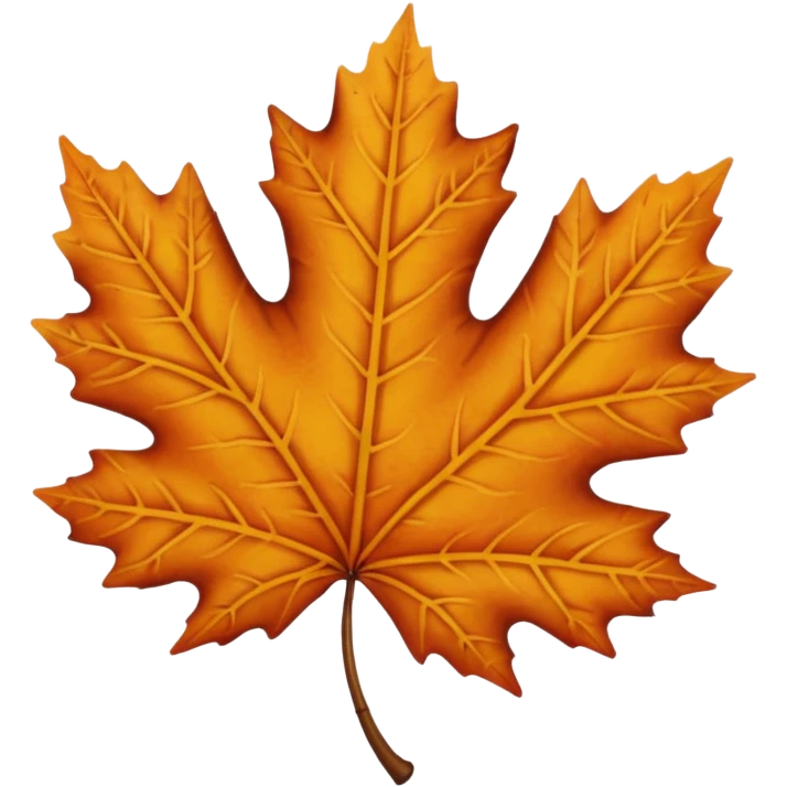 brown maple leave emoji