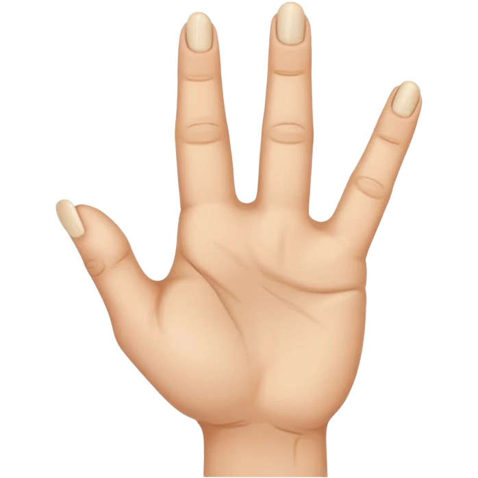 hand with middle finger and ring finger crossed emoji
