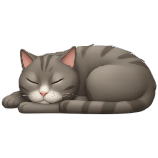 sleeping cat emoji