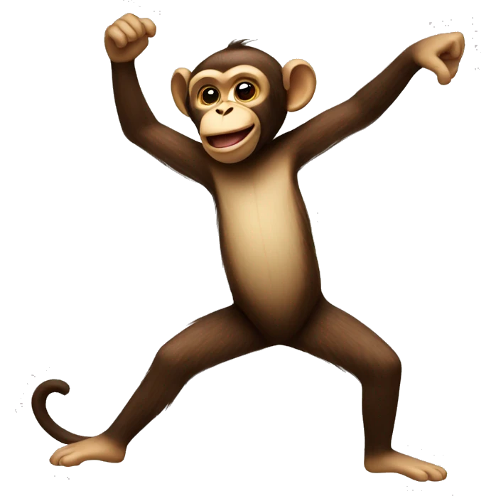Dancing monkey emoji