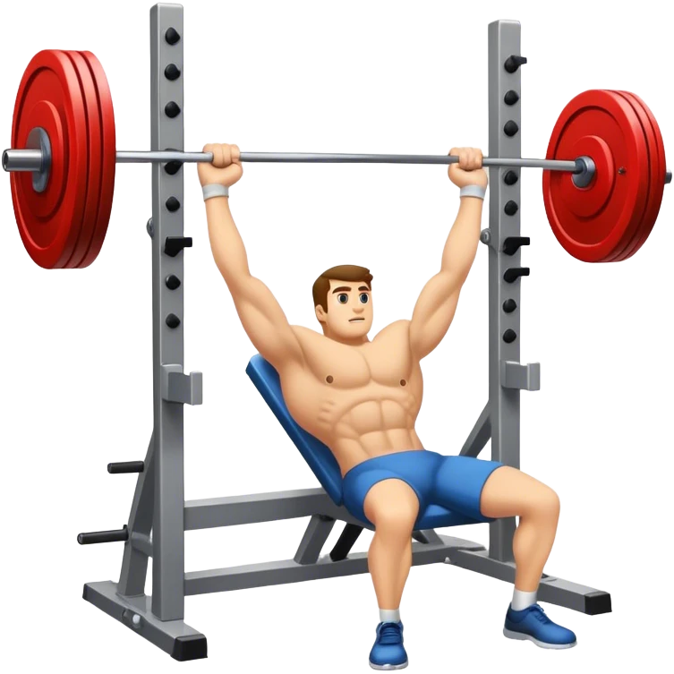close-grip flat-benchpress emoji