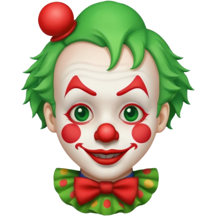clown with green hair emoji