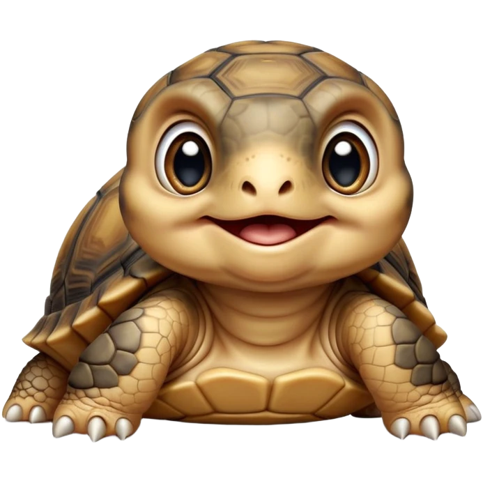 cinematic-yawning baby tortoise-realistic--emoji,,-cute-wise-face-peering-ahead-with-calm-determination,-cute large-eyes-reflecting-centuries of wisdom, emoji