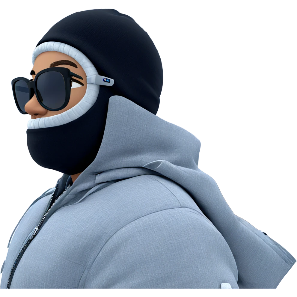 cool winter vibes portrait emoji