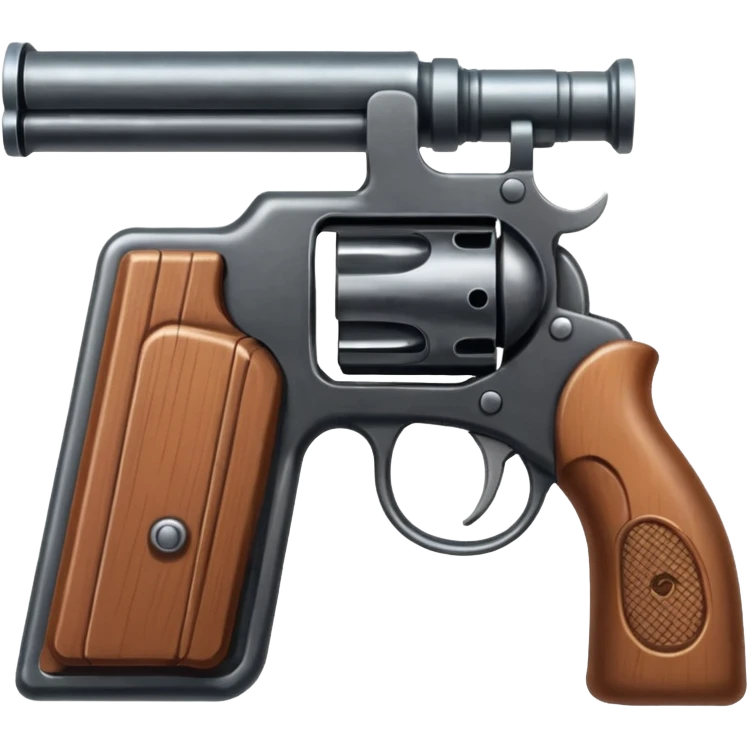 Double barrel gun emoji