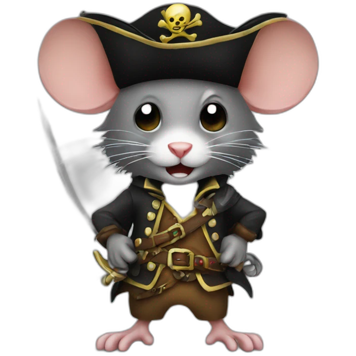 rat pirate emoji