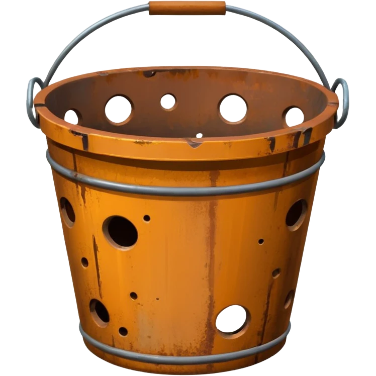 bucket with holes emoji