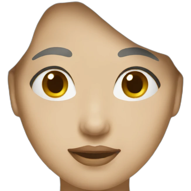 woman with white cream on her face emoji