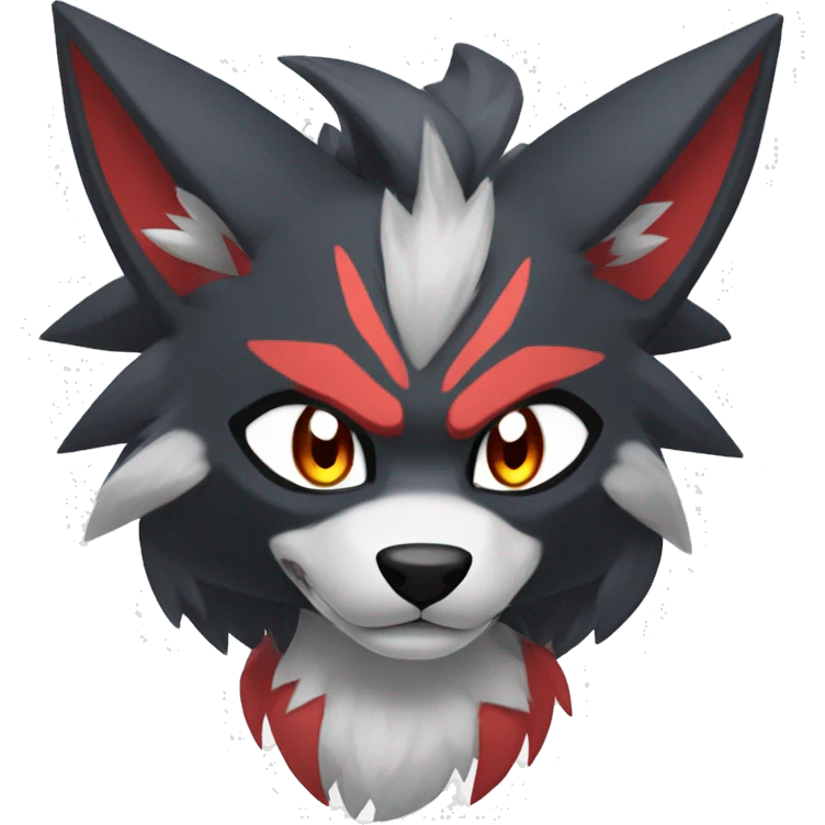 Litten-Zorua-Zoroark-Nargacuga-Lycanroc emoji