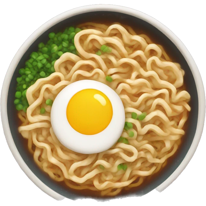 fancy ramen top view emoji