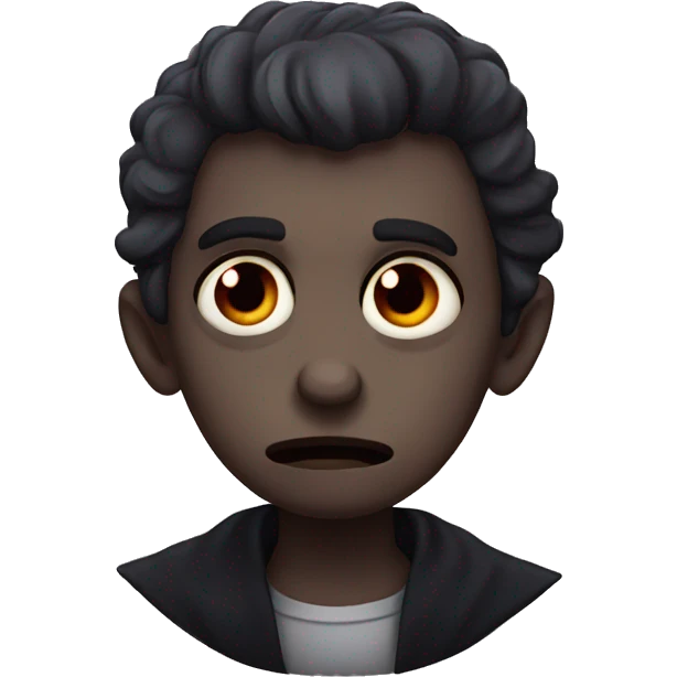 super sad vampire emoji