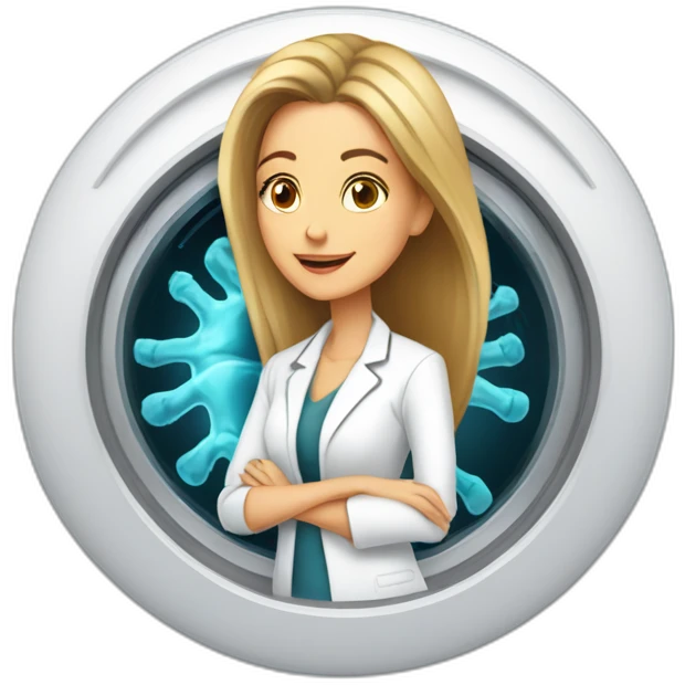 Posh-Radiologist-performing-breast-mri-to-leni-klum emoji