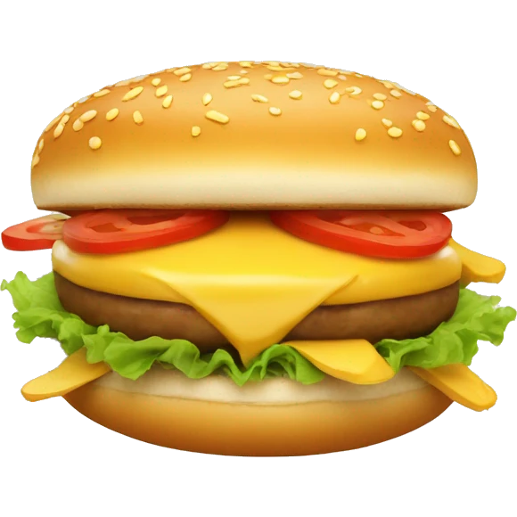 chinese trigram cheeseburger emoji