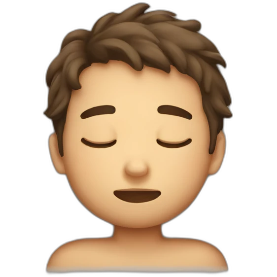 Sleeping boy emoji