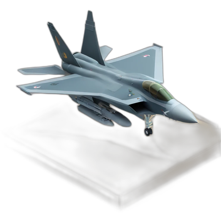 J-20，fighter jet，isometric emoji