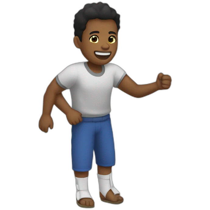 Bakayo saka broken leg emoji
