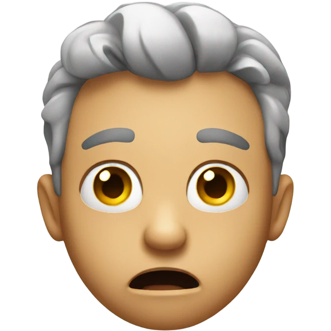 Completely shocked emoji