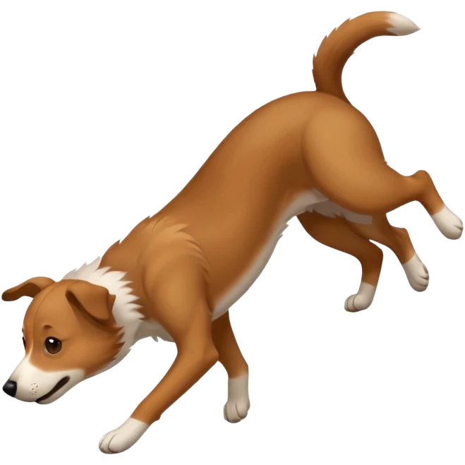 Dog doing a backflip  emoji