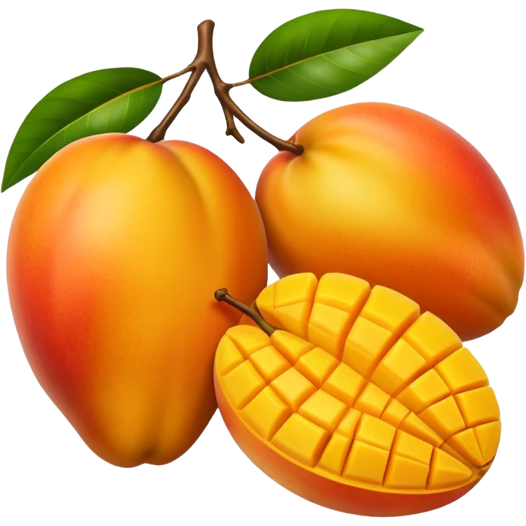 make a 67 with mango emoji