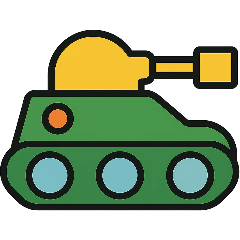 colored tank icon emoji