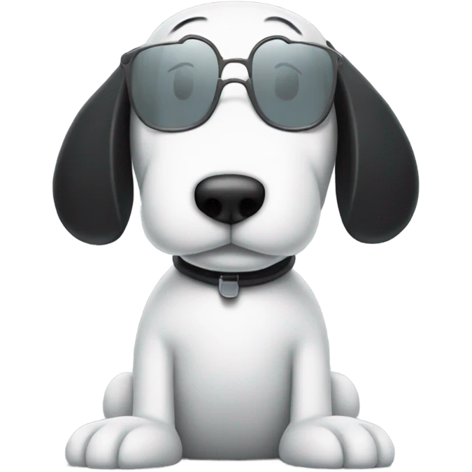 Snoopy as a tech guru emoji
