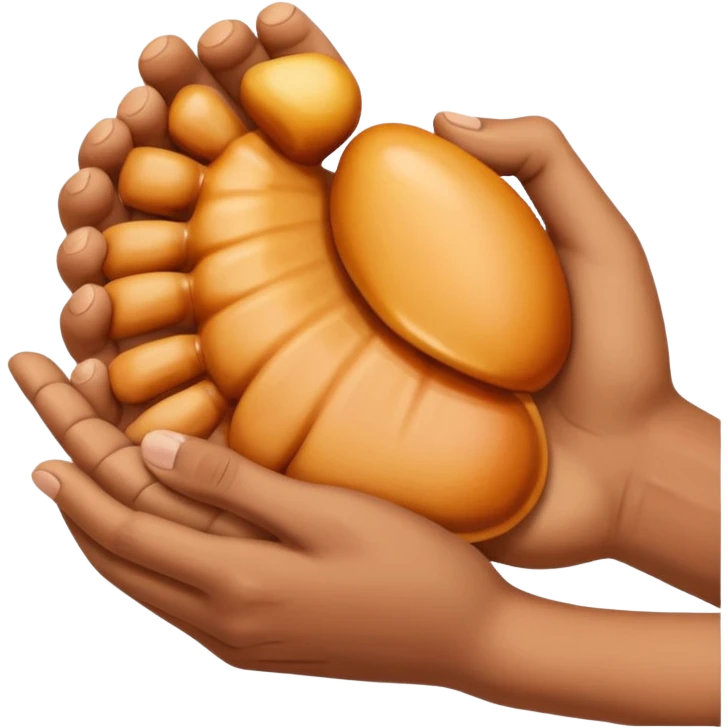 Palm in the stomach emoji