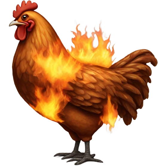 Burnt chicken emoji