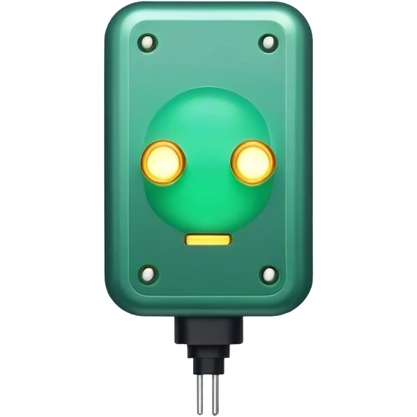 transistor green emoji