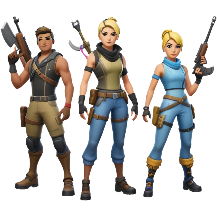 Fortnite trio emoji
