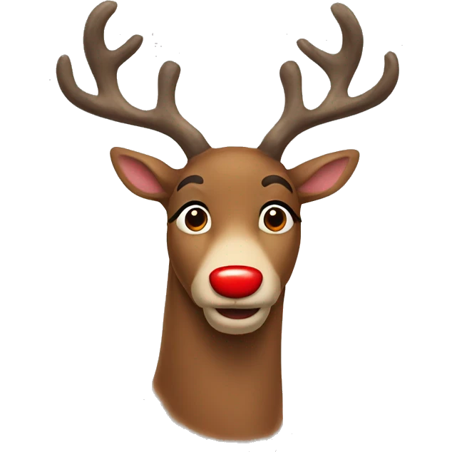 Red Nosed Reindeer emoji