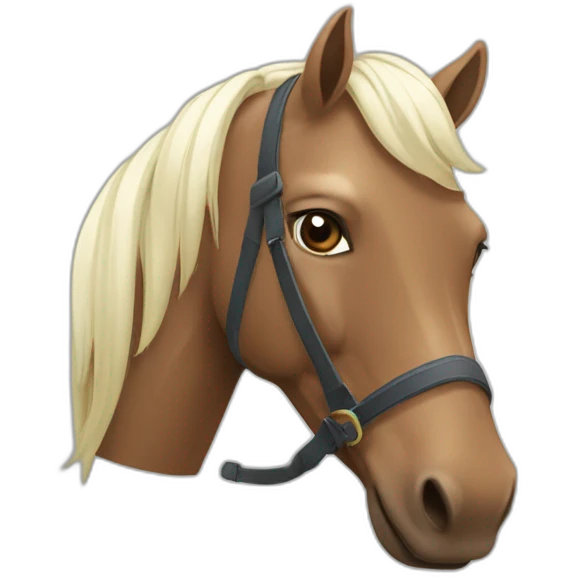 Cavalo feliz emoji