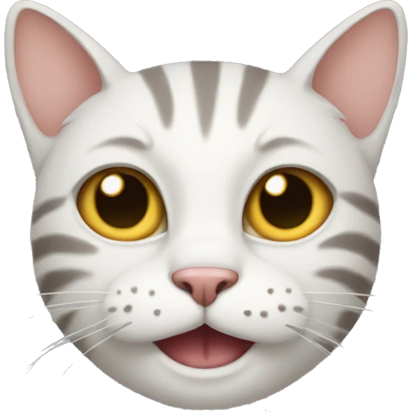 cat with toes for teeth emoji