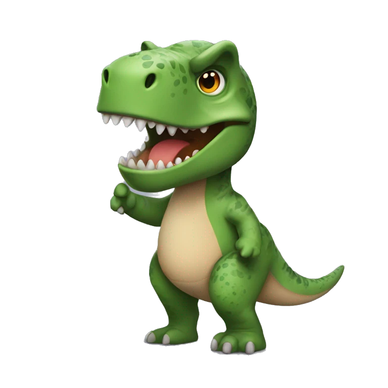 Me in a dinosaur costume  emoji
