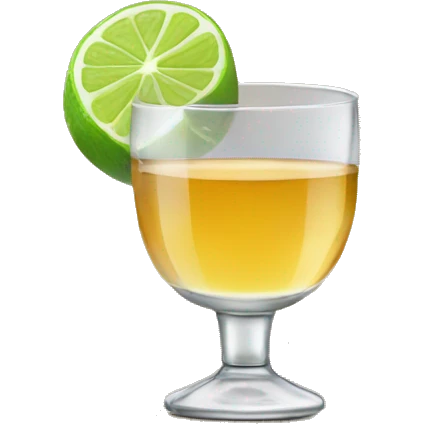 Shot of tequila emoji