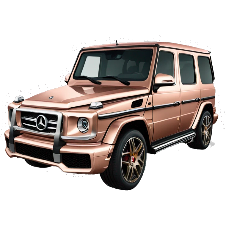 Rose gold G Wagon AMG emoji