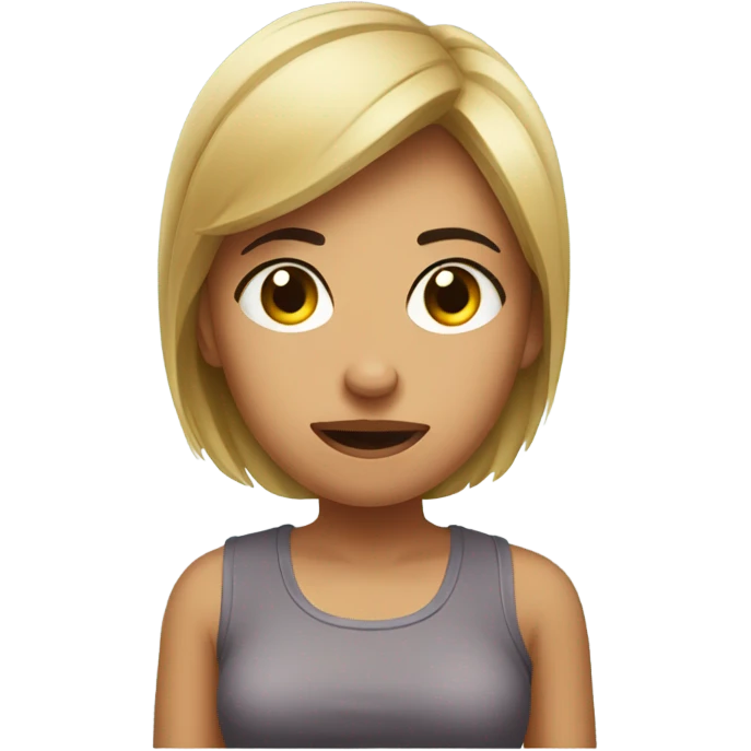 Girlfriend upset with groceries emoji