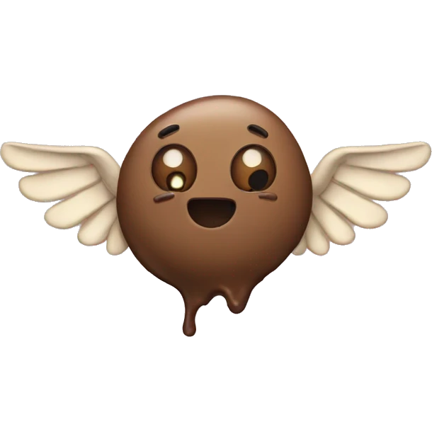 Poop with wings emoji