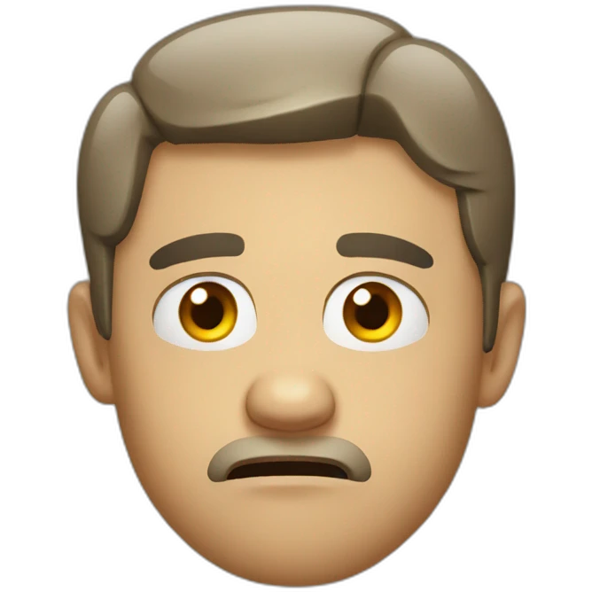 Annoyed person emoji