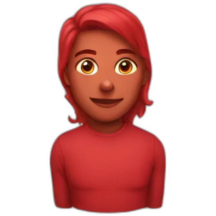 red emoji