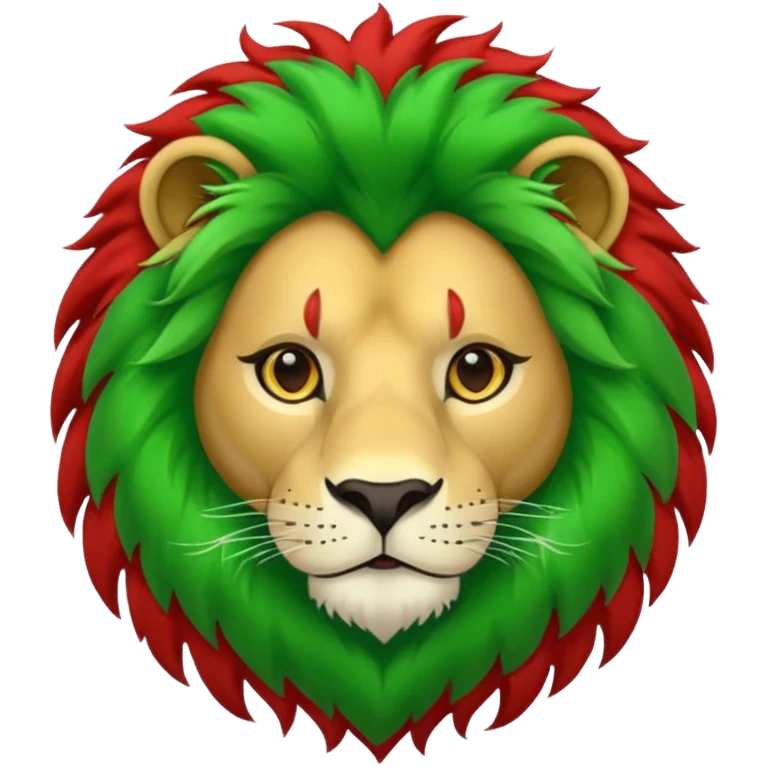 💚🤍❤️🦁 emoji